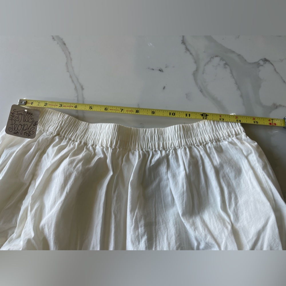 Free People All About Tiers Skirt Medium White Maxi NEW NWT - Picture 9 of 11